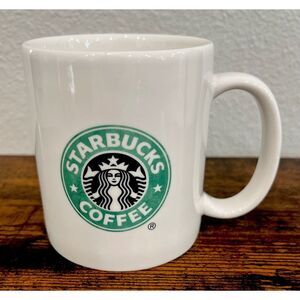 Vintage STARBUCKS Collectible Coffee Tea 8oz Mug Original Siren Mermaid Logo '04